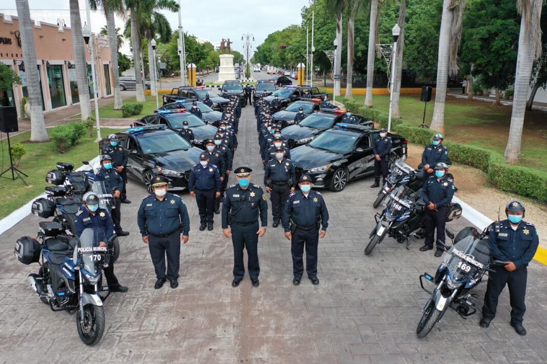 La Policía Municipal de Mérida refuerza las estrategias de seguridad en el centro histórico La Policía Municipal de Mérida refuerza las estrategias de seguridad en el centro histórico