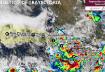 Se forma la depresión tropical Cuatro-E; prevén lluvias intensas en Michoacán, Guerrero y Oaxaca