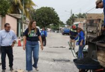 Intensifican trabajos de bacheo en toda la ciudad por temporada de lluvias
