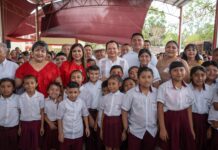 Inauguran el Comedor Renacer de la escuela primaria Benito Juárez García en Kantunil