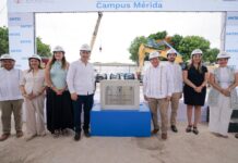 Se realizó la colocación de la primera piedra del campus Mérida de la Unitec