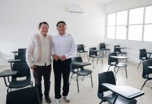 Entregan tres aulas y un área de dirección en el Cobay de Tixcacalcupul